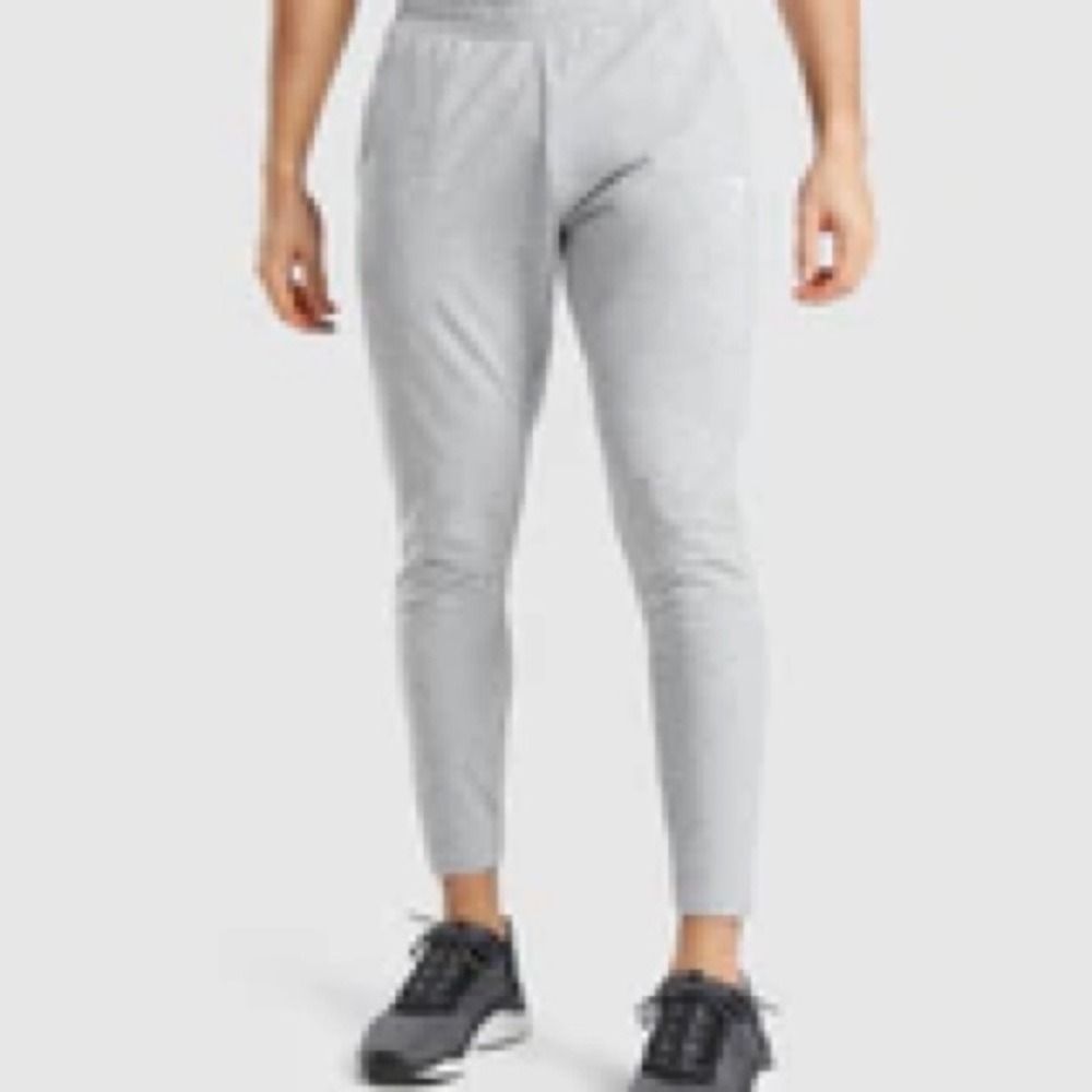 Gymshark Critical 2.0 Joggers, Light Grey Marl, Medium